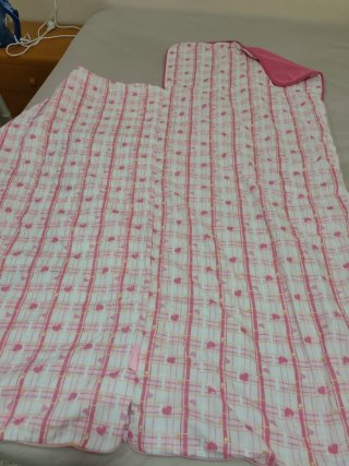 Saco de dormir infantil rosa