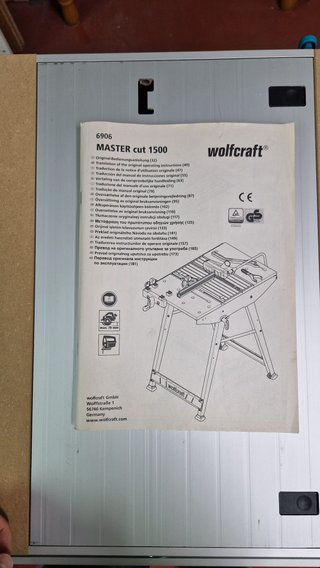 Wolfcraft MASTER cut 1500 - Nuevo Sin Uso
