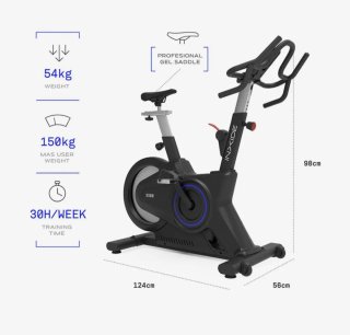Bicicleta Spinning Bodytone XS08 Inxide Bluetooth