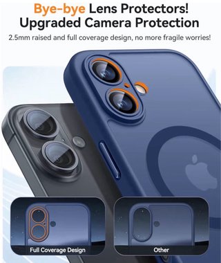 Funda magnética negra para iPhone 16