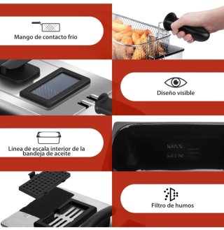 Freidora Aigostar 3L 2200W