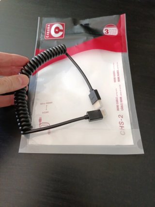 Cable Caruba HDMI a Mini HDMI en espiral