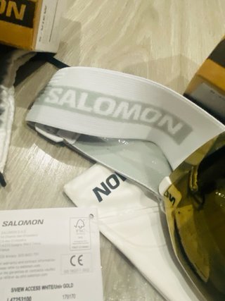 Gafas de Nieve Salomon S/View 2 blancas a Estrenar