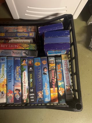 Lote de Cintas VHS Películas Animadas infantiles
