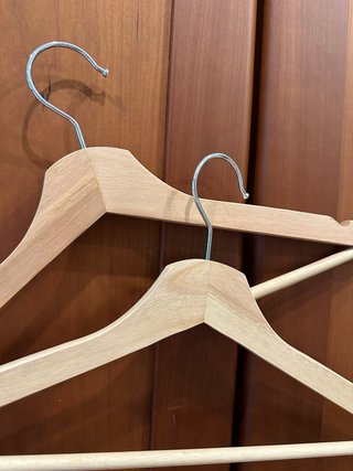 Pack 8 Perchas madera natural Ikea