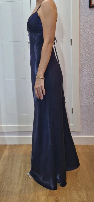Vestido fiesta azul eléctrico T.36/38