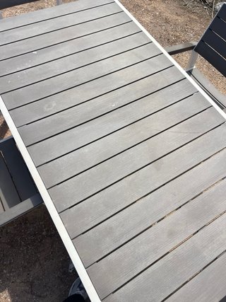 Mesa 160x90cm + 4 Sillas Exterior