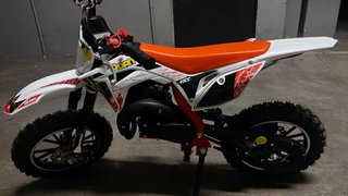 Mini Moto Roan 49cc Motocross Naranja/Blanca