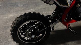 Mini Moto Roan 49cc Motocross Naranja/Blanca