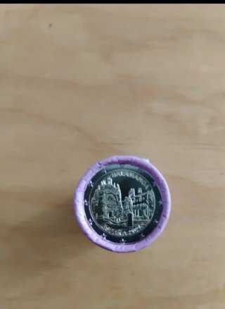 Cartucho de 25 monedas de 2 euros. Salamanca.