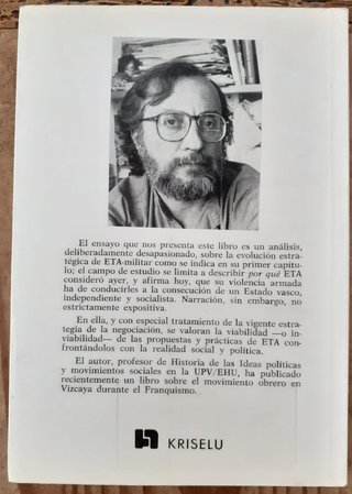 la evolucion estrategica de eta (1963-1987), Pedro