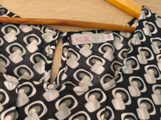 Blusa raso vintage talla L