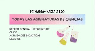 Repaso/refuerzo clase de cualquier asignatura
