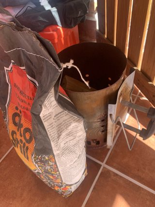 Barbacoa Carbón Ahumador Ruedas