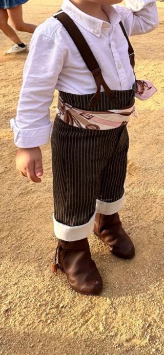 Traje campero niño.