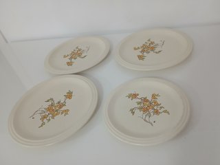 Set 4 Piatti Ceramica Vintage AF Made in Italy