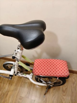 Bici plegable B-Fold blanca