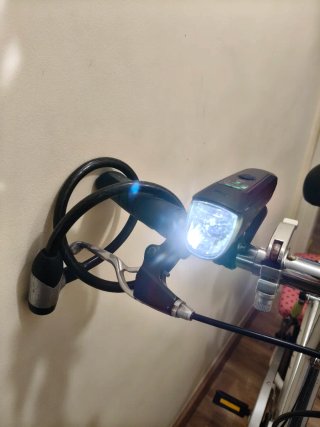 Bici plegable B-Fold blanca