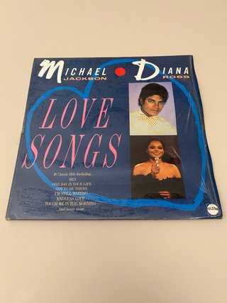 Michael Jackson & Diana Ross Love Songs lp vinile