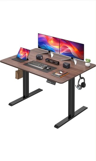 Escritorio Elevable Eléctrico Madera y Metal