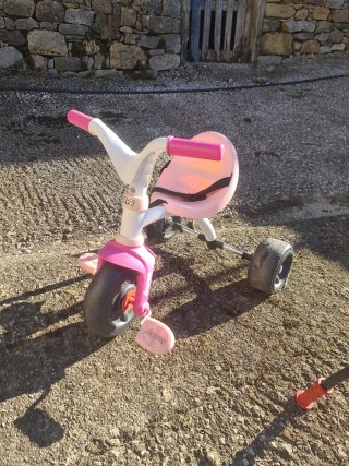 Triciclo Smoby rosa Se regala