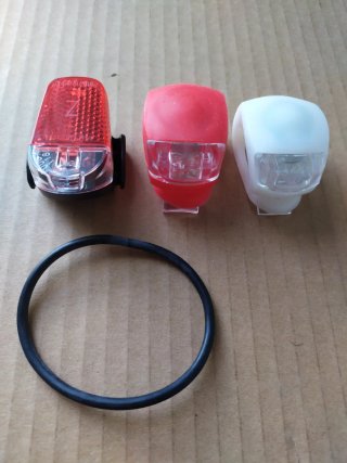 Luces LED para Bicicleta (Rojo y Blanco)