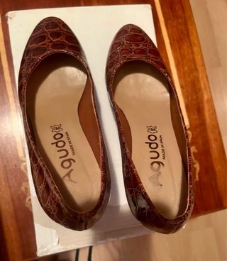Tacones piel Agudo “efecto cocodrilo”