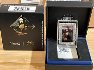 Moneda 10 euros Francia Mona Lisa Louvre