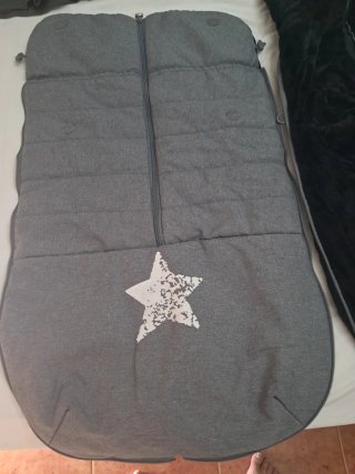 Saco de silla Jane gris con estrella
