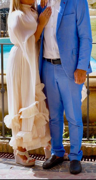 Vestido Boda Civil Beige