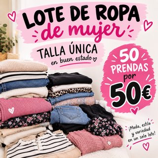 Lote Ropa Mujer Talla Única