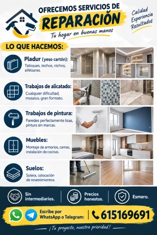 OFRECEMOS SERVICIOS DE REPARACIÓN