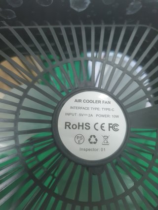 Mini Enfriador Ventilador Humidificador Portátil