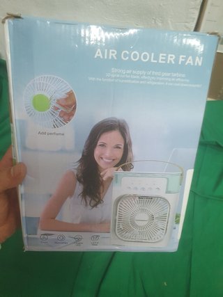 Mini Enfriador Ventilador Humidificador Portátil