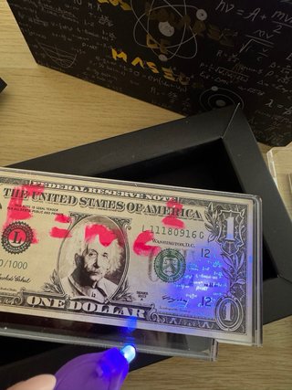 Billete de 1 Dólar Maseda Edición Limitada