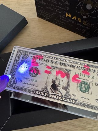 Billete de 1 Dólar Maseda Edición Limitada