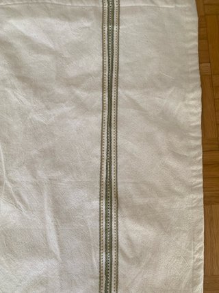 Alfombra Zara Home Rayas Beige/Verde