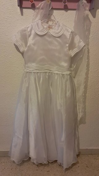 Traje de Comunión Blanco Niña