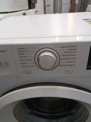 Lavadora LG 8.5 kg Steam Inverter garantía + trans