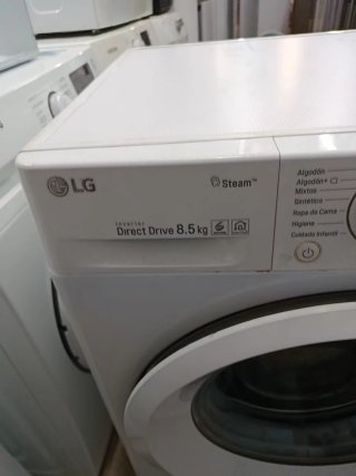 Lavadora LG 8.5 kg Steam Inverter garantía + trans
