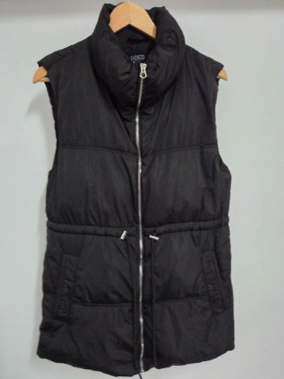 Chaleco acolchado negro talla M