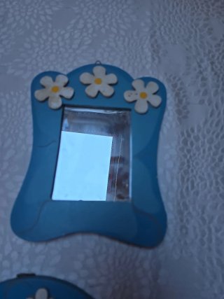 Lote 4 Espejos Decorativos Flores