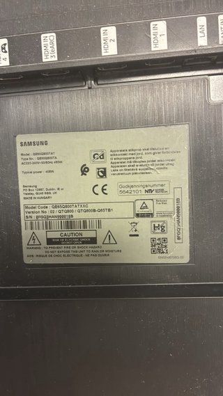 Samsung TV LED 65 QLED 8K