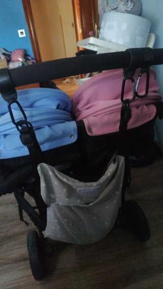 Carro Gemelar Baby Monster Easy Twin 3S