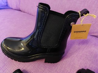Botas de agua Gioseppo negras mujer