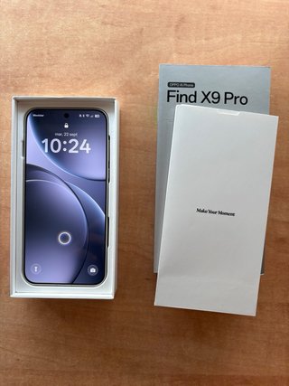 Oppo Find X9 Pro Blanco +Cargador original+ Funda