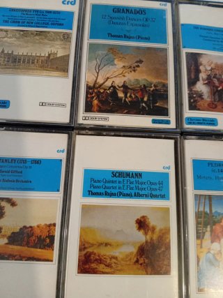 6 Cassettes CRD London: Tye, Stanley, Granados...