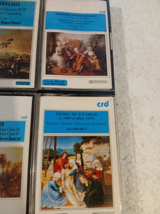 6 Cassettes CRD London: Tye, Stanley, Granados...