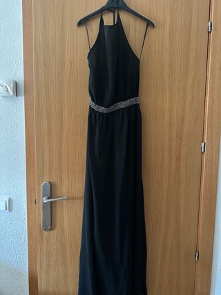 Vestido largo fiesta negro