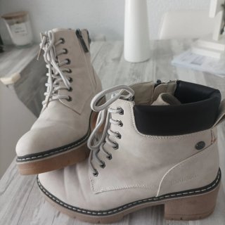 Botas Refresh mujer blanco crudo